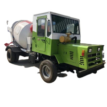 Ao Lai machinery production Self loading mobile concrete mixer Diesel concrete mixer truck